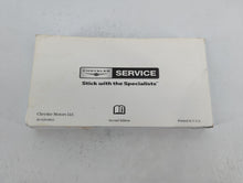 2008 Chrysler Chrysler R/t Owners Manual Book Guide P/N:81-026-0843 OEM Used Auto Parts