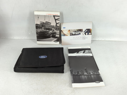 2017 Ford Fusion Owners Manual Book Guide P/N:HE5J19A321 AA OEM Used Auto Parts - Oemusedautoparts1.com