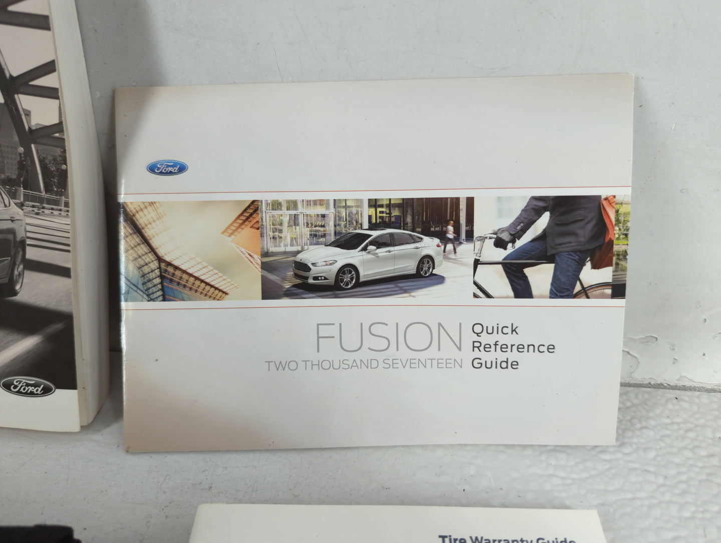 2017 Ford Fusion Owners Manual Book Guide P/N:HE5J19A321 AA OEM Used Auto Parts - Oemusedautoparts1.com