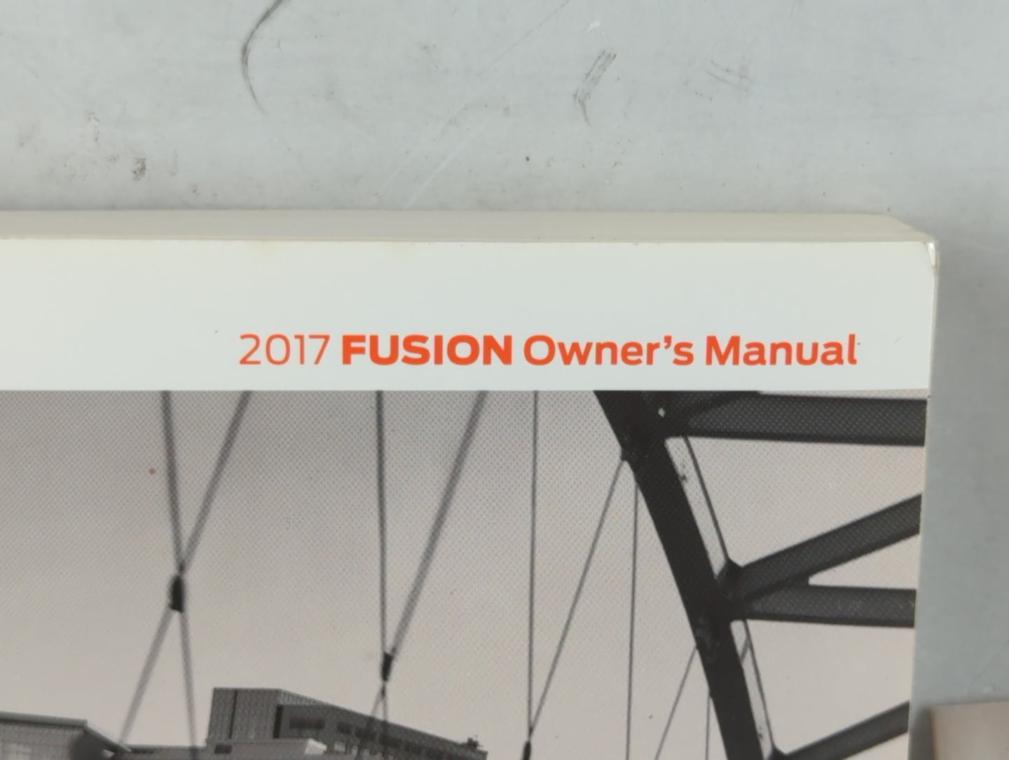 2017 Ford Fusion Owners Manual Book Guide P/N:HE5J19A321 AA OEM Used Auto Parts - Oemusedautoparts1.com