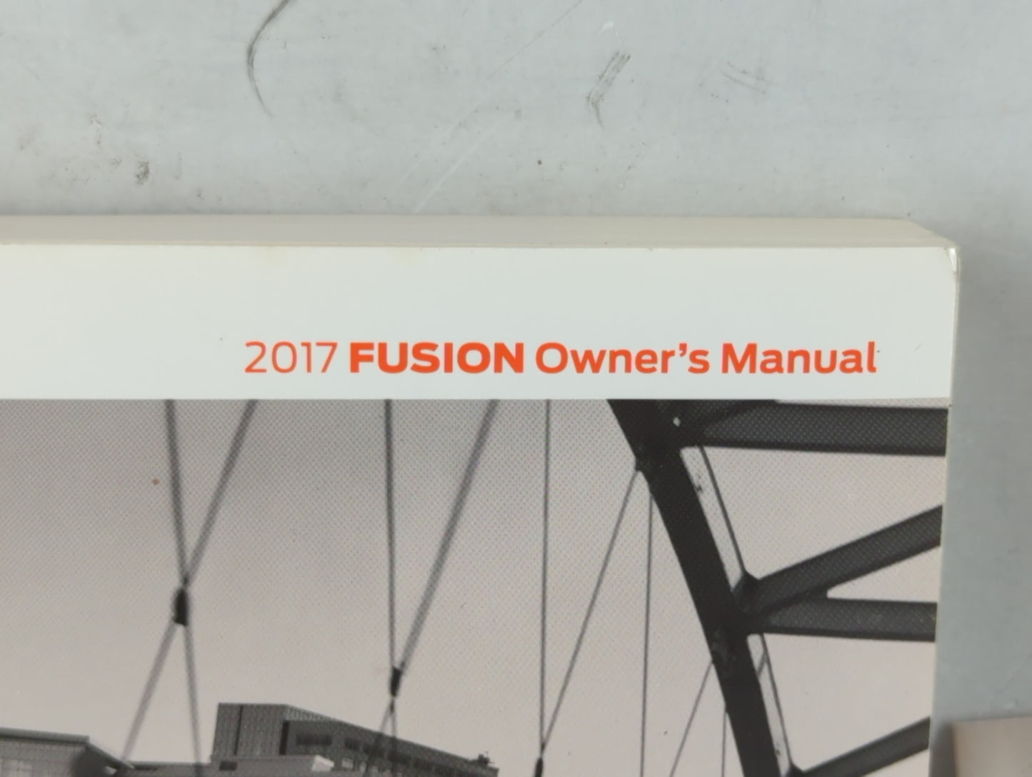 2017 Ford Fusion Owners Manual Book Guide P/N:HE5J19A321 AA OEM Used Auto Parts - Oemusedautoparts1.com