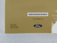 2007 Ford F-150 Owners Manual Book Guide P/N:7L3J 19A321 JC OEM Used Auto Parts - Oemusedautoparts1.com