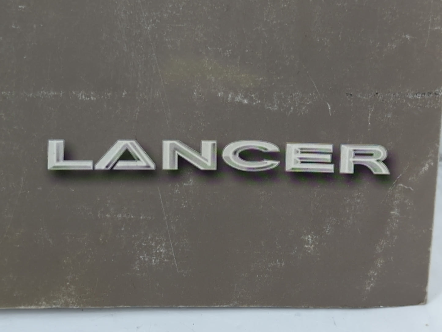 2011 Mitsubishi Lancer Owners Manual Book Guide P/N:9290D512 OEM Used Auto Parts - Oemusedautoparts1.com
