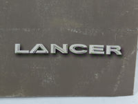 2011 Mitsubishi Lancer Owners Manual Book Guide P/N:9290D512 OEM Used Auto Parts - Oemusedautoparts1.com