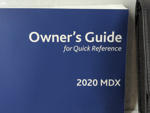 2020 Acura Mdx Owners Manual Book Guide OEM Used Auto Parts