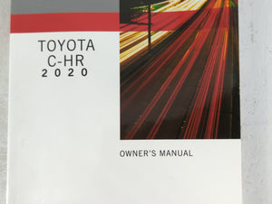 2020 Toyota C-Hr Owners Manual Book Guide P/N:01999-10634 OEM Used Auto Parts