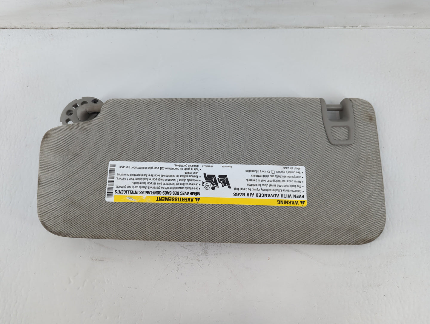 2010-2014 Cadillac Srx Sun Visor Shade Replacement Passenger Right Mirror Fits Fits 2010 2011 2012 2013 2014 OEM Used Auto Parts - Oemusedautoparts1.com