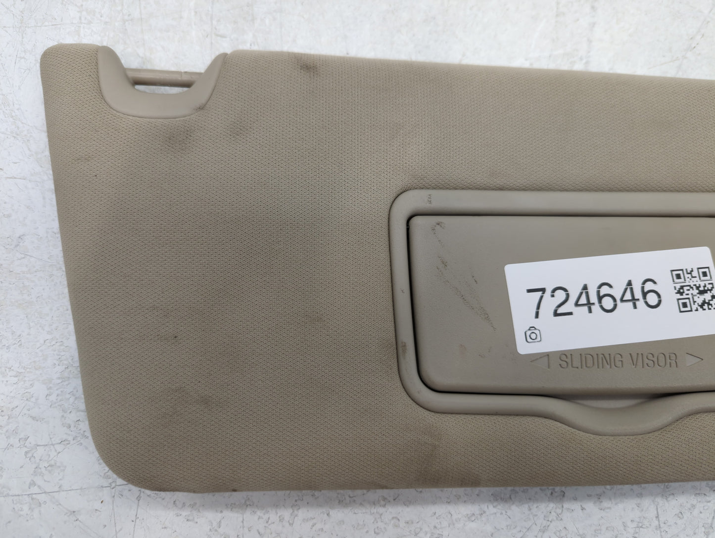 2009-2010 Ford F-150 Sun Visor Shade Replacement Passenger Right Mirror Fits Fits 2009 2010 OEM Used Auto Parts - Oemusedautoparts1.com