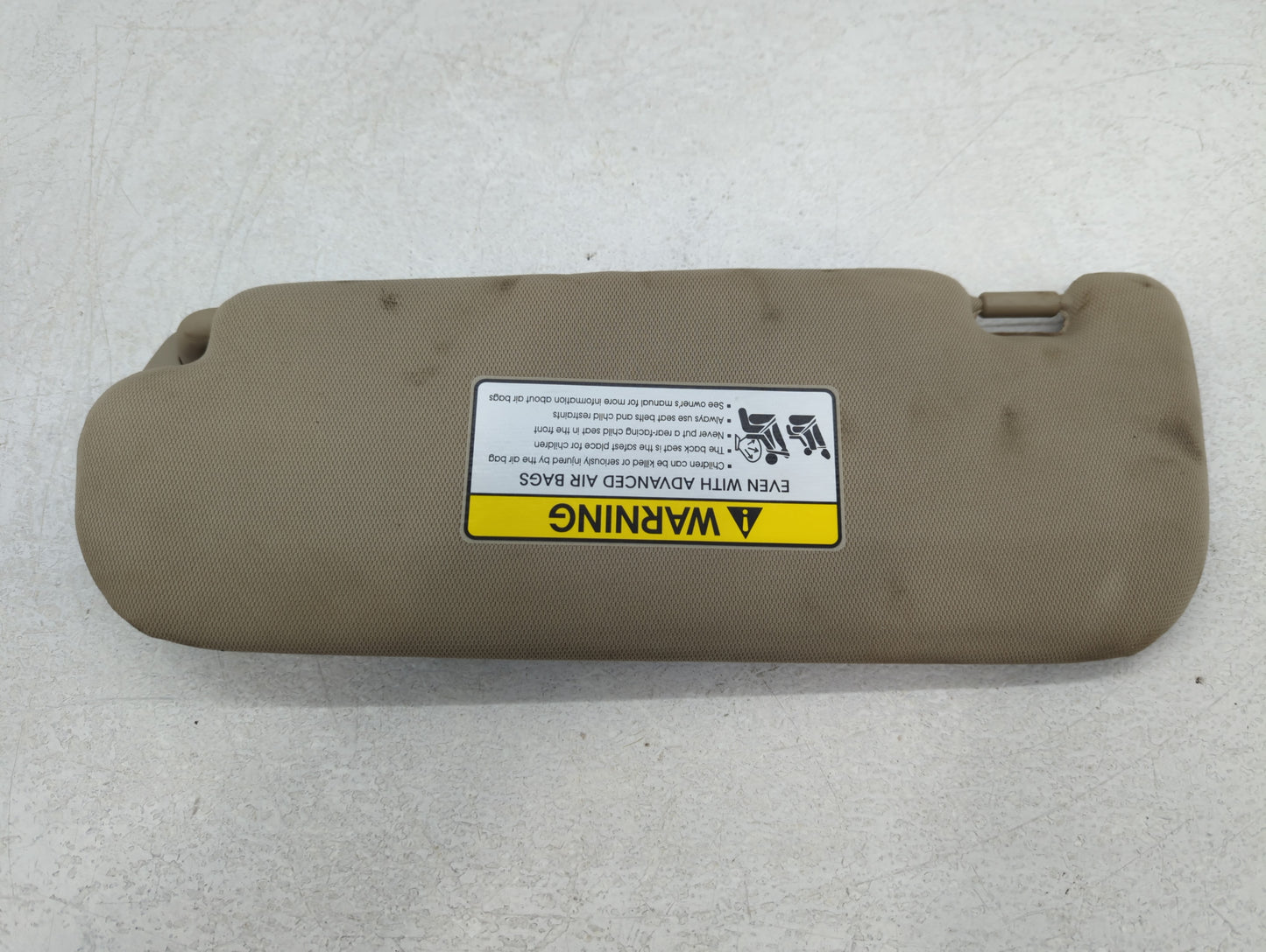 2011-2016 Kia Optima Sun Visor Shade Replacement Passenger Right Mirror Fits Fits 2011 2012 2013 2014 2015 2016 OEM Used Auto Parts - Oemusedautoparts1.com