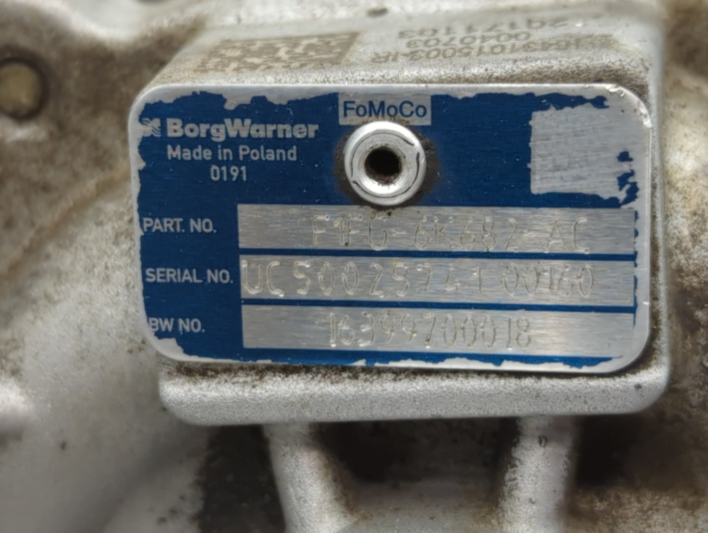 2014 Ford Fusion Turbocharger Turbo Charger Super Charger Supercharger - Oemusedautoparts1.com