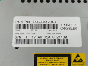 2006-2008 Dodge Ram 1500 Radio AM FM Cd Player Receiver Replacement P/N:P05064173AG Fits Fits 2004 2005 2006 2007 2008 2009 2010 OEM Used Auto Parts