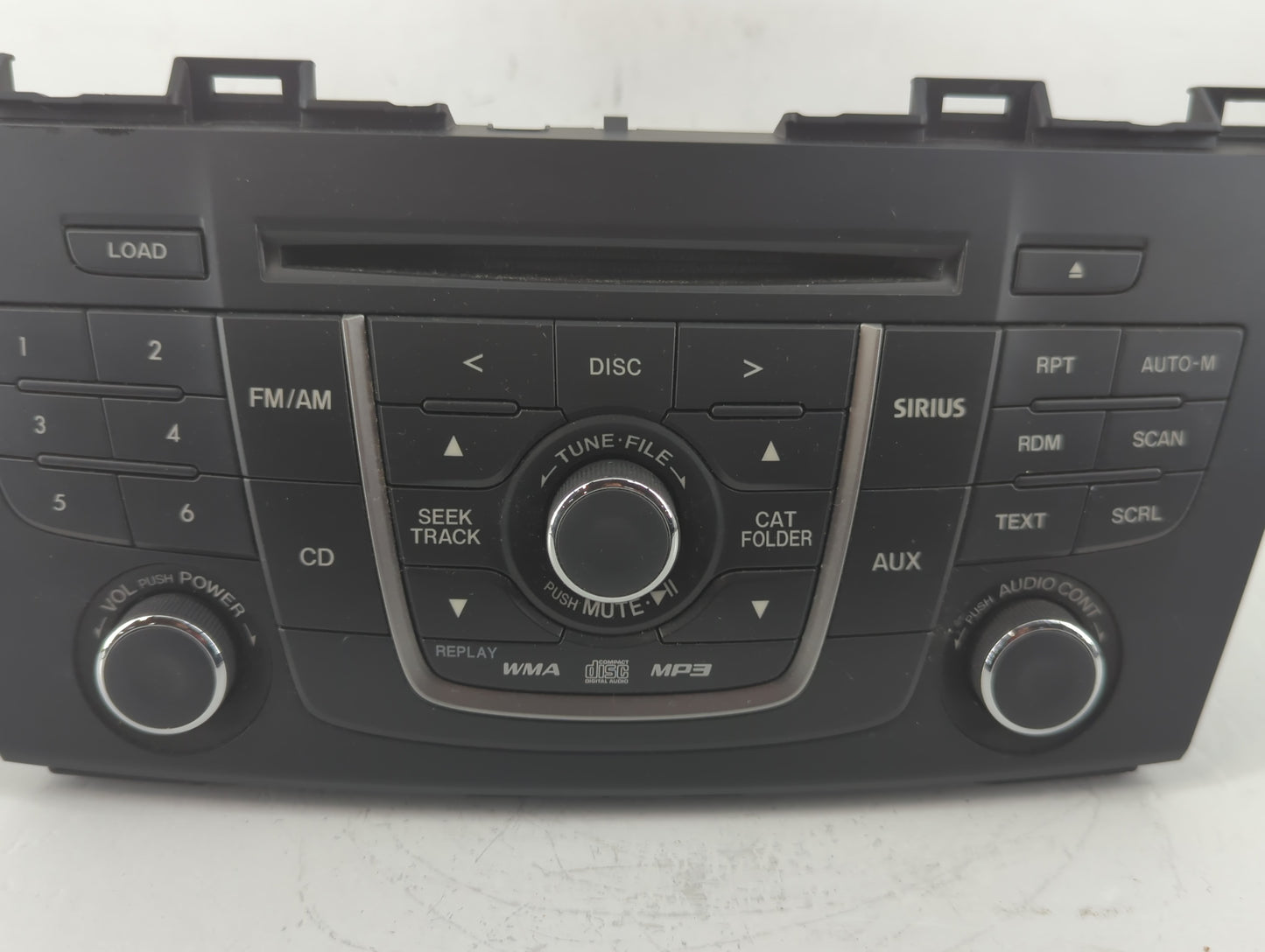 2012 Mazda 5 Radio AM FM Cd Player Receiver Replacement P/N:CG36 66 9R0 Fits OEM Used Auto Parts - Oemusedautoparts1.com