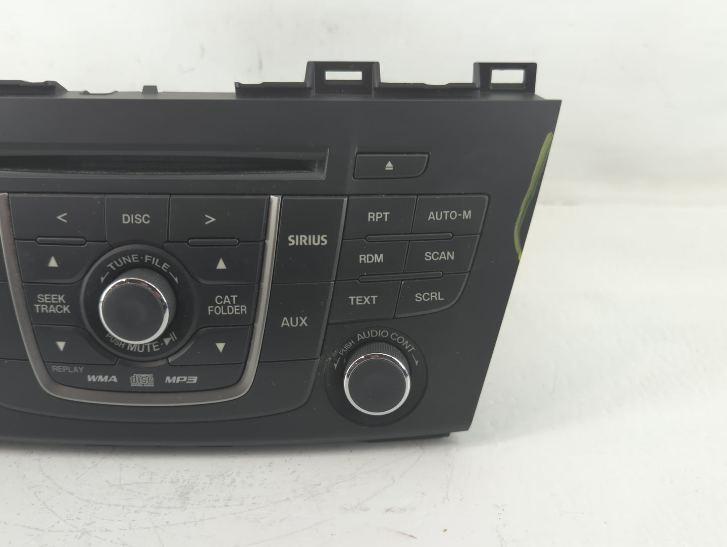 2012 Mazda 5 Radio AM FM Cd Player Receiver Replacement P/N:CG36 66 9R0 Fits OEM Used Auto Parts - Oemusedautoparts1.com