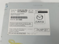 2012 Mazda 5 Radio AM FM Cd Player Receiver Replacement P/N:CG36 66 9R0 Fits OEM Used Auto Parts - Oemusedautoparts1.com