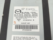 2008 Mazda 5 Radio AM FM Cd Player Receiver Replacement P/N:07H1B1927231 14799301, CD83 66 DV0 Fits OEM Used Auto Parts