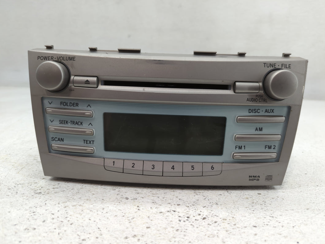 2007-2009 Toyota Camry Radio AM FM Cd Player Receiver Replacement P/N:86120-33891 Fits Fits 2007 2008 2009 OEM Used Auto Parts