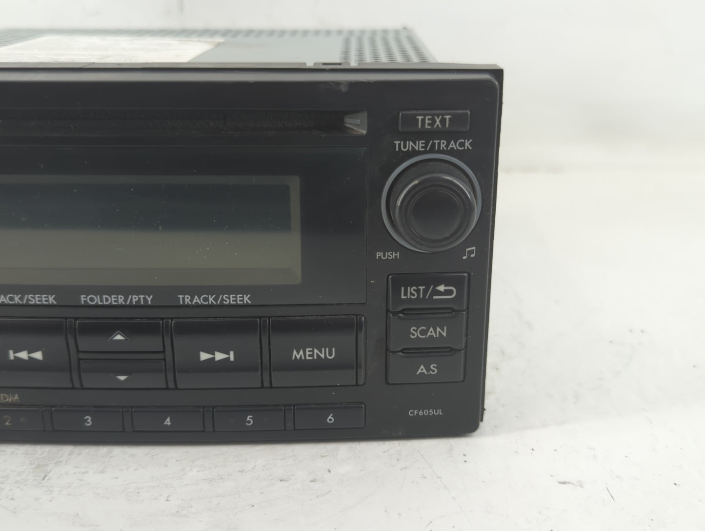 2015 Subaru Forester Radio AM FM Cd Player Receiver Replacement P/N:86201SG600 Fits OEM Used Auto Parts - Oemusedautoparts1.com
