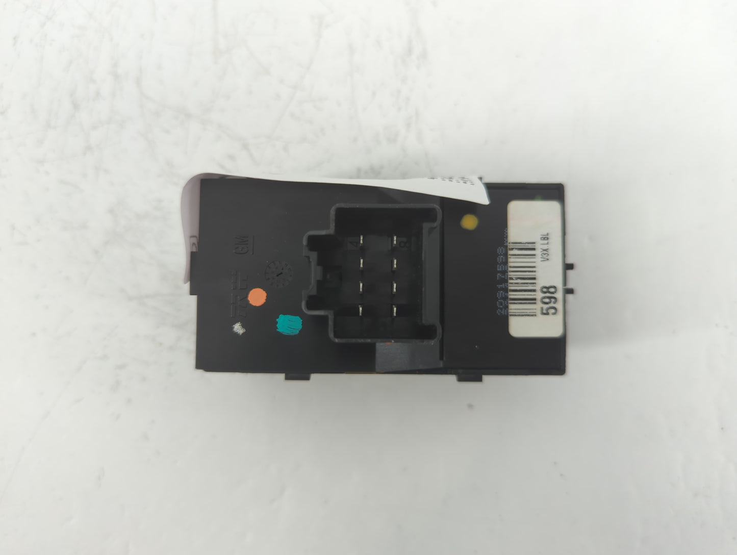 2010-2017 Gmc Terrain Master Power Window Switch Replacement Driver Side Left P/N:598 Fits OEM Used Auto Parts - Oemusedautoparts1.com