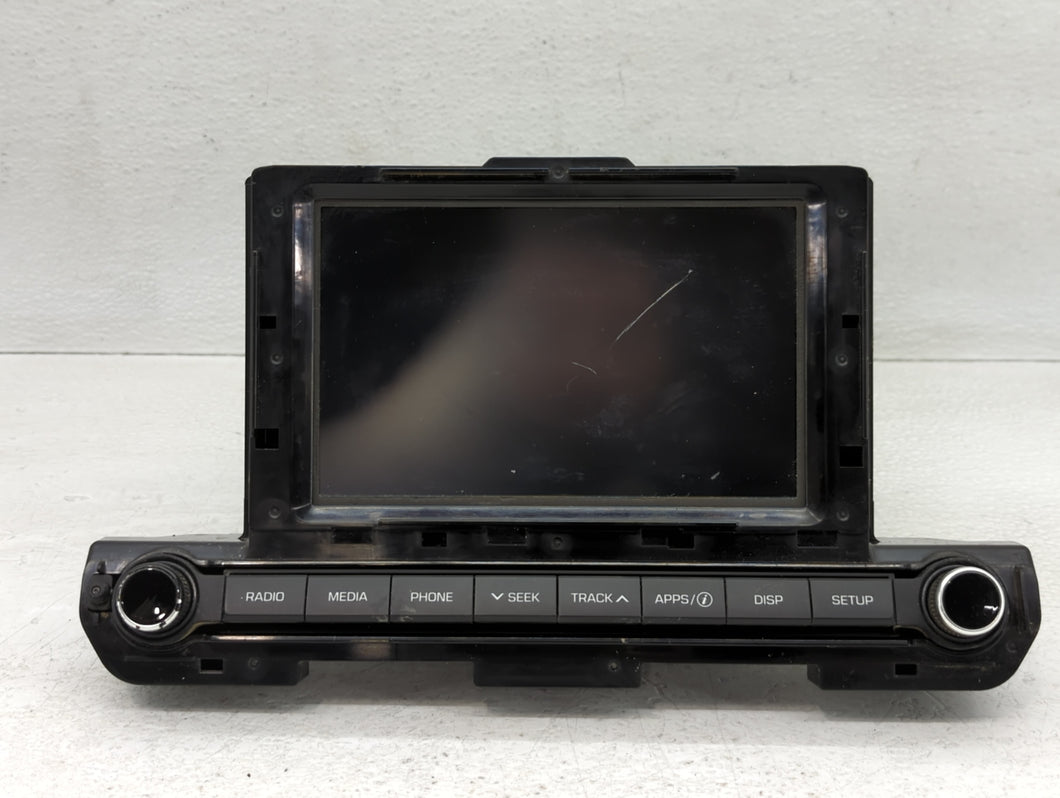 2017-2018 Hyundai Elantra Radio AM FM Cd Player Receiver Replacement P/N:96160-F2100UAT Fits Fits 2017 2018 OEM Used Auto Parts