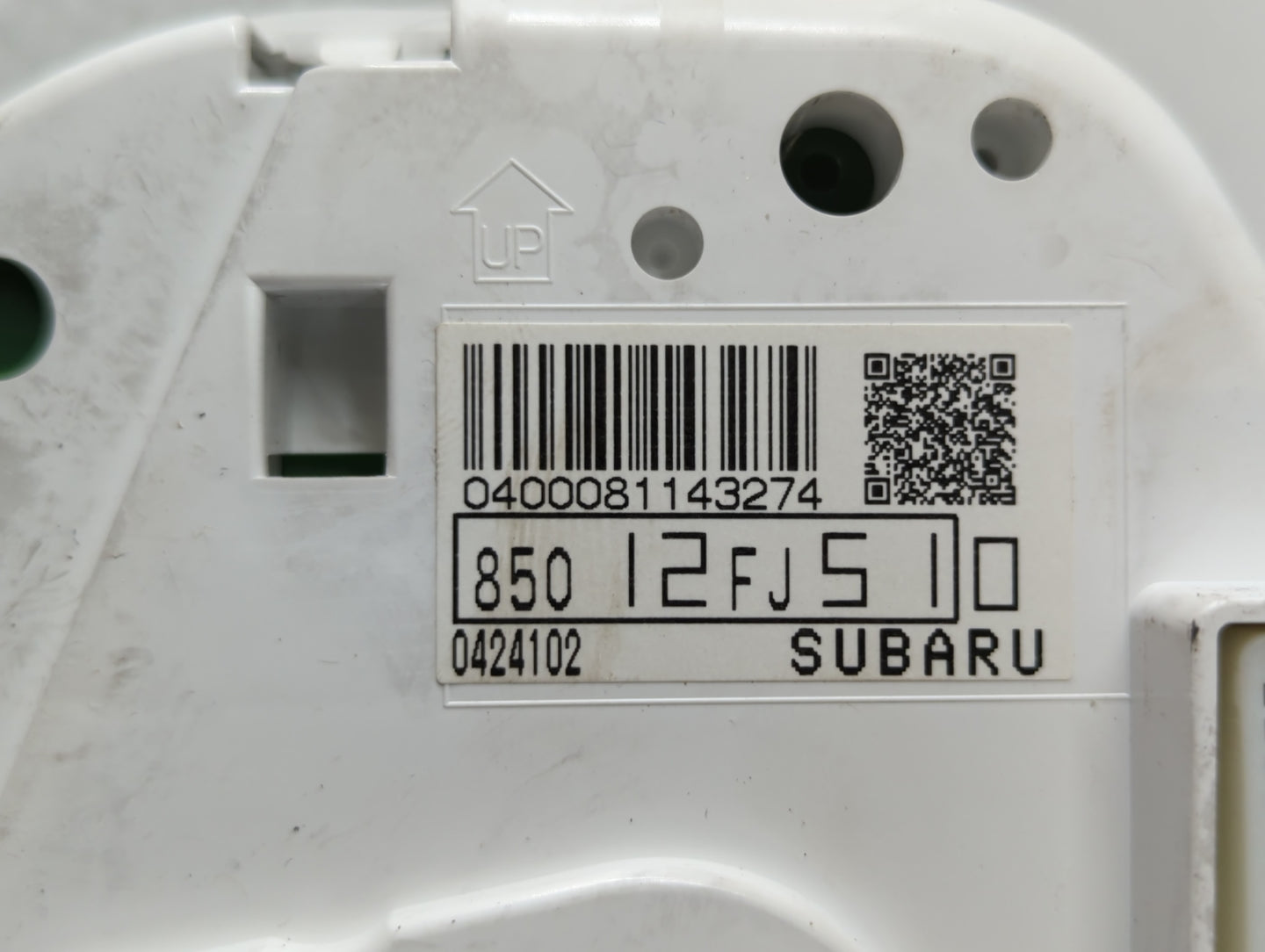 2014 Subaru Impreza Instrument Cluster Speedometer Gauges P/N:0400081143274 85012FJ510 Fits OEM Used Auto Parts - Oemusedautoparts1.com