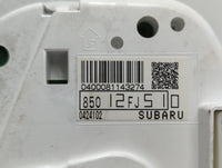 2014 Subaru Impreza Instrument Cluster Speedometer Gauges P/N:0400081143274 85012FJ510 Fits OEM Used Auto Parts - Oemusedautoparts1.com