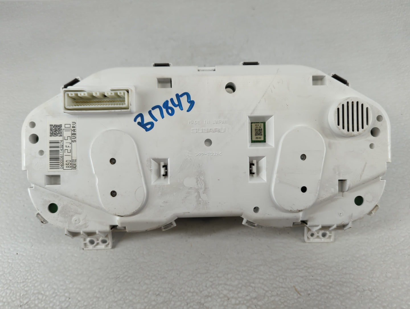 2014 Subaru Impreza Instrument Cluster Speedometer Gauges P/N:0400081143274 85012FJ510 Fits OEM Used Auto Parts - Oemusedautoparts1.com