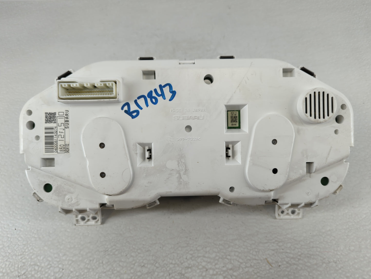 2014 Subaru Impreza Instrument Cluster Speedometer Gauges P/N:0400081143274 85012FJ510 Fits OEM Used Auto Parts - Oemusedautoparts1.com