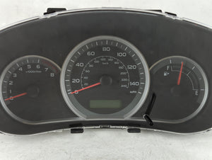 2009 Subaru Impreza Instrument Cluster Speedometer Gauges P/N:0358010 85003FG090 Fits OEM Used Auto Parts