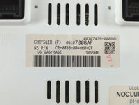 2007 Jeep Patriot Instrument Cluster Speedometer Gauges P/N:CR-0035-004-M0-CF 05107008AF Fits OEM Used Auto Parts - Oemusedautoparts1.com