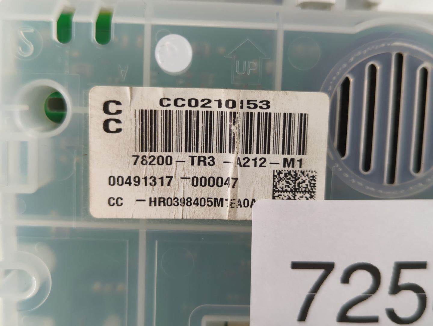 2012-2015 Honda Civic Instrument Cluster Speedometer Gauges P/N:CC0210153 78200-TR3-A212-M1 Fits Fits 2012 2013 2014 2015 OEM Used Auto Parts - Oemusedautoparts1.com