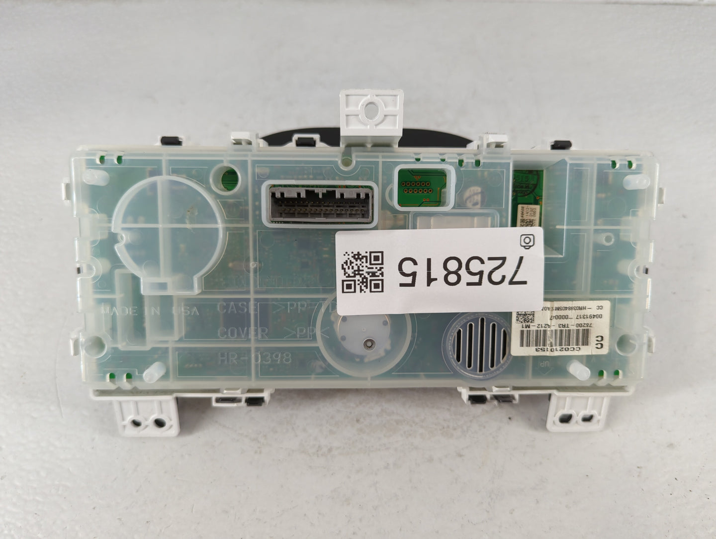 2012-2015 Honda Civic Instrument Cluster Speedometer Gauges P/N:CC0210153 78200-TR3-A212-M1 Fits Fits 2012 2013 2014 2015 OEM Used Auto Parts - Oemusedautoparts1.com