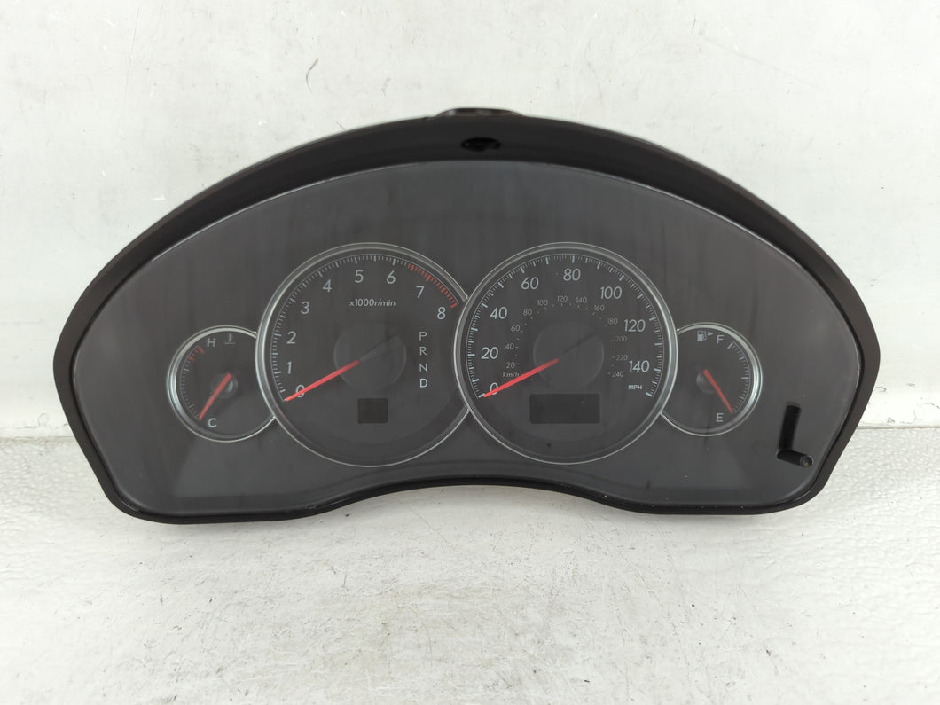 2008 Subaru Legacy Instrument Cluster Speedometer Gauges P/N:85014AG57A 85014AG50A Fits OEM Used Auto Parts