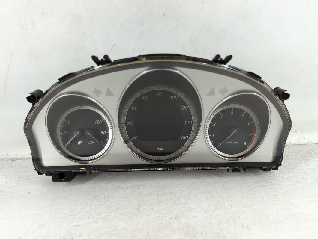 2009 Mercedes-Benz C300 Instrument Cluster Speedometer Gauges P/N:A 204 540 96 48 Fits OEM Used Auto Parts