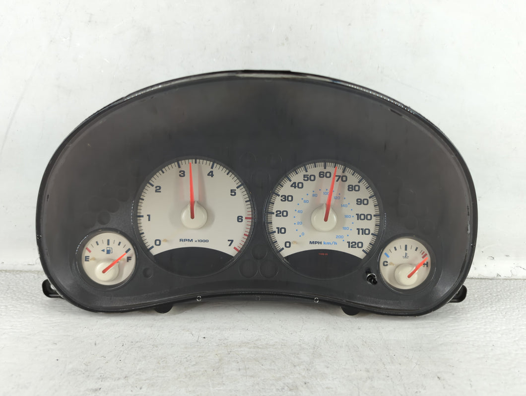 2004 Jeep Liberty Instrument Cluster Speedometer Gauges P/N:P56010572AE 04828962AB Fits OEM Used Auto Parts