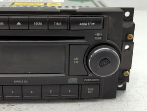 2006-2007 Chrysler 300 Radio AM FM Cd Player Receiver Replacement P/N:P05064171AG Fits Fits 2006 2007 2008 2009 OEM Used Auto Parts