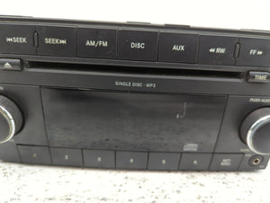 2011 Dodge Dakota Radio AM FM Cd Player Receiver Replacement P/N:P05091222AC Fits Fits 2012 OEM Used Auto Parts