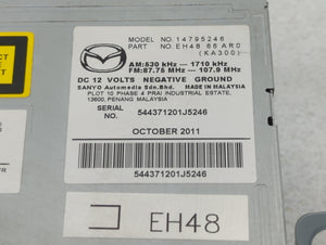 2010-2012 Mazda Cx-7 Radio AM FM Cd Player Receiver Replacement P/N:EH48 66AR0 14795246 Fits Fits 2010 2011 2012 OEM Used Auto Parts