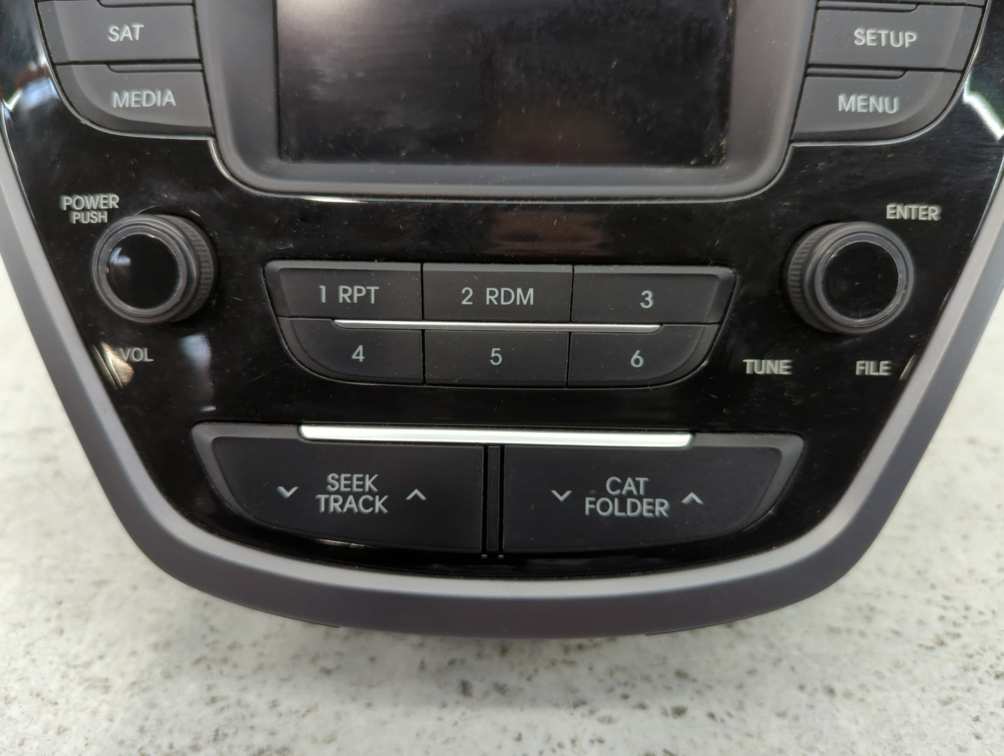 2014-2015 Hyundai Elantra Radio AM FM Cd Player Receiver Replacement P/N:96170-3X165GU Fits Fits 2014 2015 OEM Used Auto Parts - Oemusedautoparts1.com