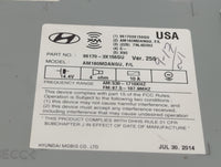 2014-2015 Hyundai Elantra Radio AM FM Cd Player Receiver Replacement P/N:96170-3X165GU Fits Fits 2014 2015 OEM Used Auto Parts - Oemusedautoparts1.com
