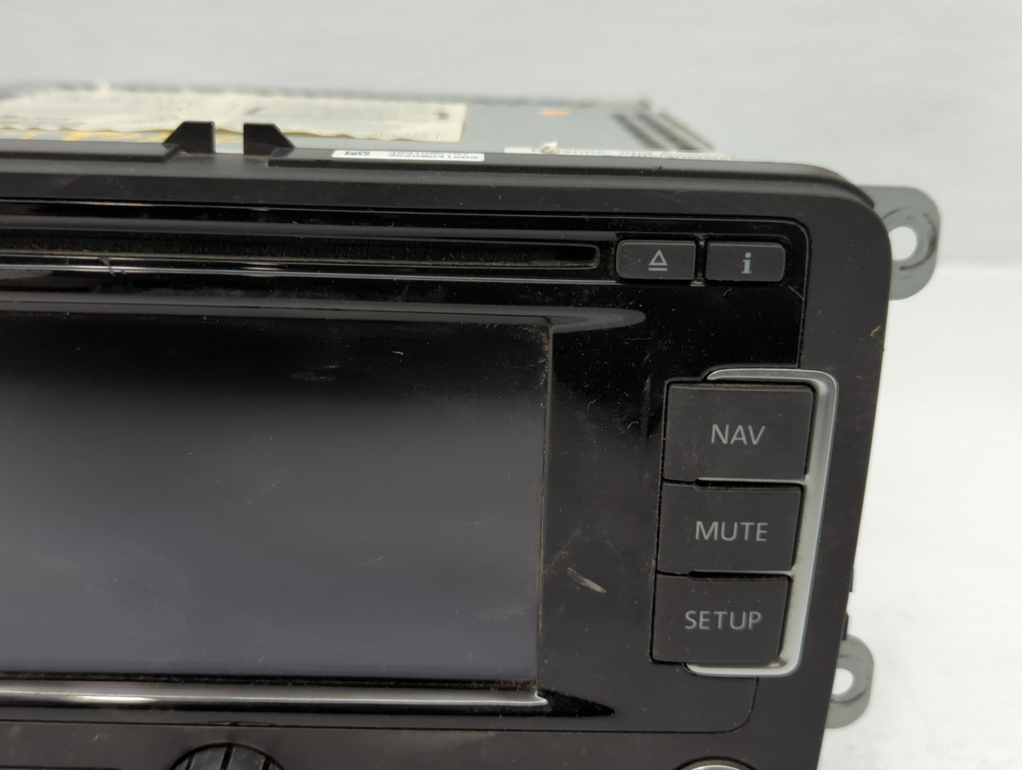 2012-2017 Volkswagen Cc Radio AM FM Cd Player Receiver Replacement P/N:1K0 035 274 B Fits Fits 2012 2013 2014 2015 2016 2017 OEM Used Auto Parts - Oemusedautoparts1.com