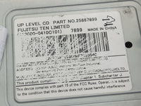2008 Chevrolet Equinox Radio AM FM Cd Player Receiver Replacement P/N:25887899 Fits OEM Used Auto Parts - Oemusedautoparts1.com