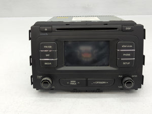 2015-2016 Kia Sedona Radio AM FM Cd Player Receiver Replacement P/N:96160-A9000WAC Fits Fits 2015 2016 OEM Used Auto Parts