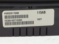 2008 Dodge Durango Instrument Cluster Speedometer Gauges P/N:P68028115AB Fits OEM Used Auto Parts - Oemusedautoparts1.com