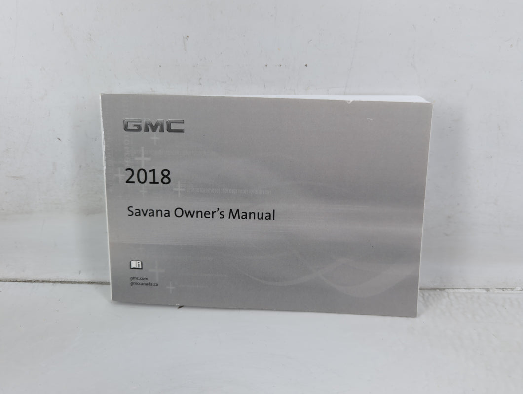 2018 Gmc Savana 1500 Owners Manual Book Guide P/N:23380337 B OEM Used Auto Parts