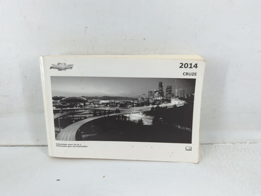 2014 Chevrolet Cruze Owners Manual Book Guide P/N:22895907 A OEM Used Auto Parts - Oemusedautoparts1.com