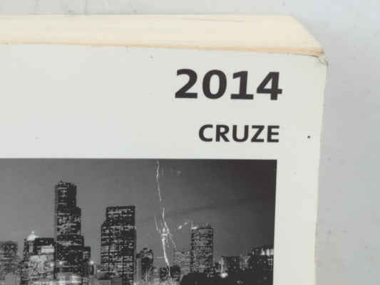 2014 Chevrolet Cruze Owners Manual Book Guide P/N:22895907 A OEM Used Auto Parts