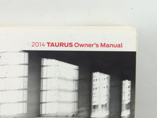 2014 Ford Taurus Owners Manual Book Guide P/N:EG1J 19A321 AA OEM Used Auto Parts
