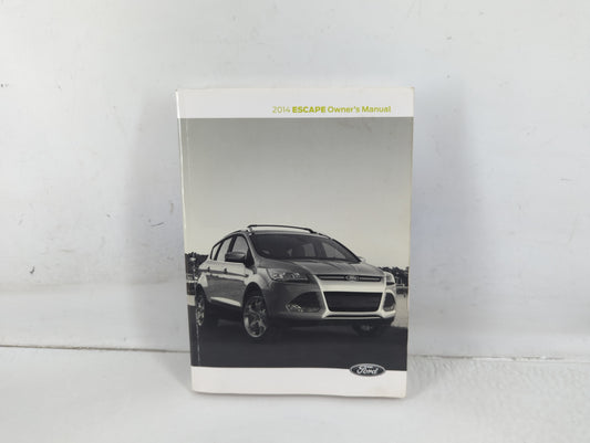 2013 Ford Escape Owners Manual Book Guide P/N:EJ5J 19A321 AB OEM Used Auto Parts - Oemusedautoparts1.com