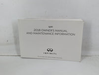 2018 Infiniti Q50 Owners Manual Book Guide P/N:OM18E0 0V37U0 OEM Used Auto Parts - Oemusedautoparts1.com