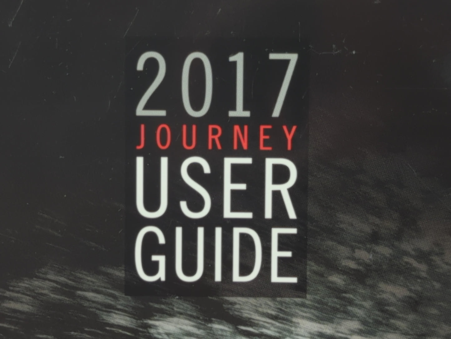 2017 Dodge Journey Owners Manual Book Guide P/N:17JC49-926-AA OEM Used Auto Parts - Oemusedautoparts1.com